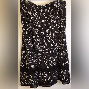 Requirements black white skirt size 14
